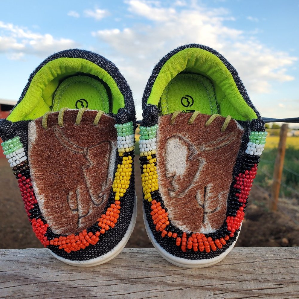 Custom cowhide hey dude lookalikes